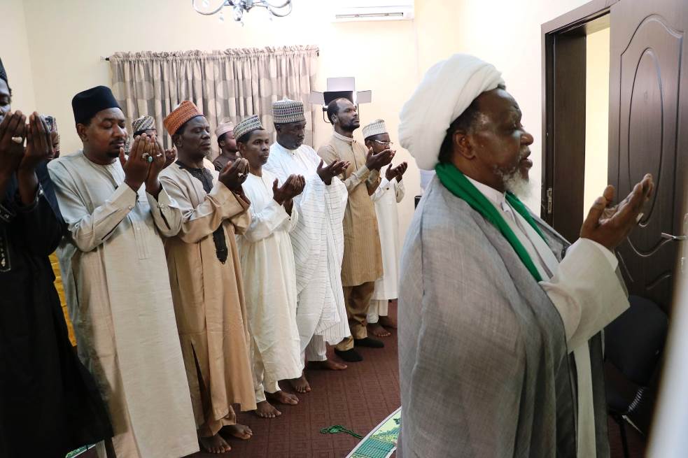 visit of academic from members to sheikh zakzaky in abj on 8 jan 2022 